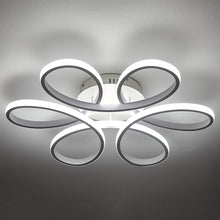 Load image into Gallery viewer, Modern Acrylic Light-adjusted Petal LED Semi Ceiling Light