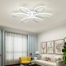 Load image into Gallery viewer, Modern Acrylic Light-adjusted Petal LED Semi Ceiling Light