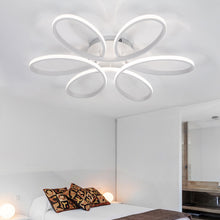 Load image into Gallery viewer, Modern Acrylic Light-adjusted Petal LED Semi Ceiling Light