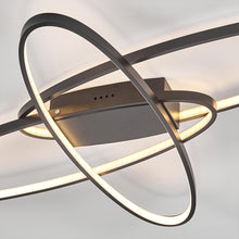 Load image into Gallery viewer, Minimalistic Unique Oval LED Semi-Flush Ceiling Light