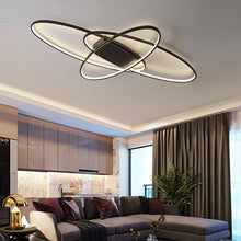 Load image into Gallery viewer, 90CM Oval LED Chandelier Ceiling Light , Cool White and Dimmable