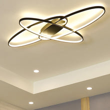 Load image into Gallery viewer, Minimalistic Unique Oval LED Semi-Flush Ceiling Light