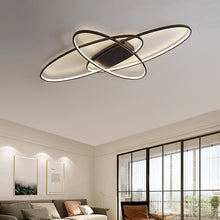 Load image into Gallery viewer, Minimalistic Unique Oval LED Semi-Flush Ceiling Light