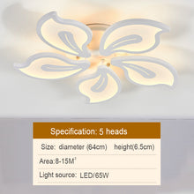 Load image into Gallery viewer, Livingandhome Elegant Floral Shape Energy-efficient LED Ceiling Light, LG0622