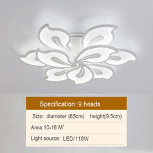 Load image into Gallery viewer, Elegant Floral Shape 5-Light LED Ceiling Light, LG0624