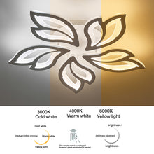 Load image into Gallery viewer, Livingandhome Petal-Shaped LED Dimmable Energy-efficient Semi Flush Ceiling , LG0634