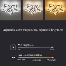 Load image into Gallery viewer, Livingandhome Petal-Shaped LED Dimmable Energy-efficient Semi Flush Ceiling , LG0634