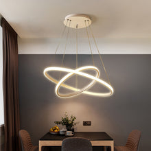 Load image into Gallery viewer, Modern 2 Circle Shape LED Chandelier Ceiling Light