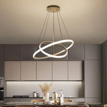Load image into Gallery viewer, Modern 2 Circle Shape LED Chandelier Ceiling Light