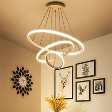 Load image into Gallery viewer, Modern 3 Circle Shape LED Chandelier Ceiling Light