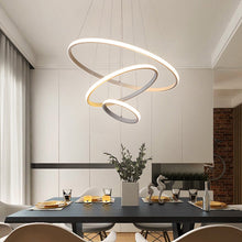 Load image into Gallery viewer, Modern 3 Circle Shape LED Chandelier Ceiling Light