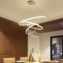 Load image into Gallery viewer, Modern 3 Circle Shape LED Chandelier Ceiling Light
