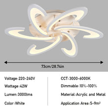 Load image into Gallery viewer, Livingandhome Special Design Energy-efficient LED Ceiling Light, LG0650