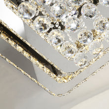 Load image into Gallery viewer, Fancy Modern Crystal LED Flush Mount Ceiling Light Fixture