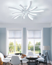 Load image into Gallery viewer, 5-Light Unique V-Shaped LED Semi Flush Ceiling Light