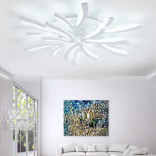 Load image into Gallery viewer, 9-Light Unique V-Shaped LED Semi Flush Ceiling Light