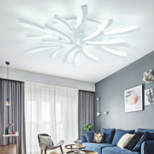Load image into Gallery viewer, 9-Light Unique V-Shaped LED Semi Flush Ceiling Light