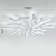 Load image into Gallery viewer, Livingandhome Unique V-Shaped LED Semi Flush Ceiling Light, LG0707