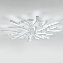 Load image into Gallery viewer, 12-Light Unique V-Shaped LED Semi Flush Ceiling Light