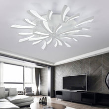 Load image into Gallery viewer, 12-Light Unique V-Shaped LED Semi Flush Ceiling Light