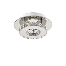 Load image into Gallery viewer, Modern Small Round Crystal LED Ceiling Light for Hallways and Corridor