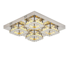 Load image into Gallery viewer, Livingandhome Square Large-size Glamourous Crystal LED Ceiling Light, LG0735