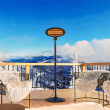 Load image into Gallery viewer, 2KW Electric Quartz Patio Heaters Freestanding Warmer