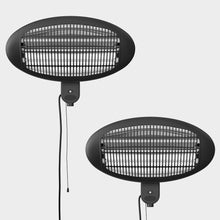 Load image into Gallery viewer, Set of 2 Garden Patio Heater Electric Wall Mounted Heating
