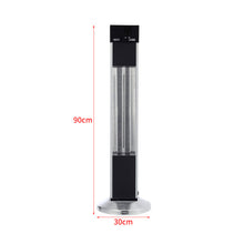 Load image into Gallery viewer, 2KW Column Patio Heater Electric Outdoor Indoor Heater 3 Power Settings Remote Control
