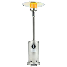 Load image into Gallery viewer, 13KW Outdoor Gas Powered Patio Heater Freestanding With Wheel,Stainless steel , Silver,Brown,Black !