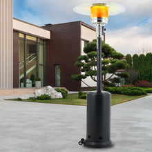 Load image into Gallery viewer, 13KW Outdoor Gas Powered Patio Heater Freestanding With Wheel,Stainless steel , Silver,Brown,Black !