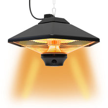 Load image into Gallery viewer, 2000W Ceiling Hanging Infrared Electric Patio Heater Light with Remote