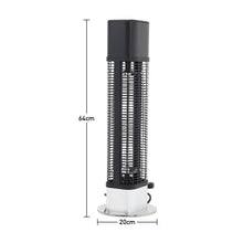 Load image into Gallery viewer, 1.2KW 360 Infrared Heater Stand Heater Electric Heater Carbon Fiber Tube