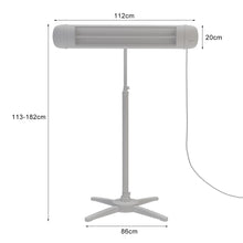 Load image into Gallery viewer, 3000W Freestanding Garden Infrared Electric Patio Heater With Remote