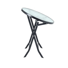 Load image into Gallery viewer, Outdoor Garden Dining Sets with 1Pcs Foldable Table and 2Pcs Black Rattan Chairs, LG0787LG0791