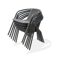 Load image into Gallery viewer, Outdoor Garden Dining Sets with Metal Table and 4Pcs Rattan Chairs, LG0889LG0792