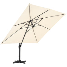Load image into Gallery viewer, Livingandhome Large Square Canopy Rotating Outdoor Cantilever Parasol, LG0800