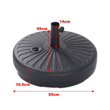 Load image into Gallery viewer, Heavy-duty Round Umbrella Stand Garden Parasol Base