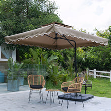 Load image into Gallery viewer, Double Top Garden Cantilever Parasol with Square Base, LG0812LG0533