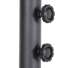 Load image into Gallery viewer, Livingandhome Corrugated Edge Square Canopy Outdoor Cantilever Parasol with Cross Base, LG0813