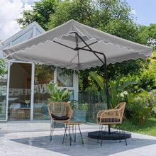 Load image into Gallery viewer, Double Top Garden Cantilever Parasol with 4-Piece Base, LG0813LG0884