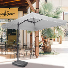 Load image into Gallery viewer, Double Top Garden Cantilever Parasol with Fillable Base, LG0813LG0534