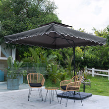 Load image into Gallery viewer, Double Top Garden Cantilever Parasol with Square Base, LG0814LG0533
