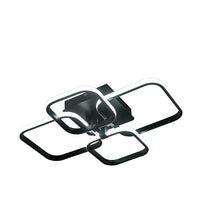 Load image into Gallery viewer, Modern Square LED Ceiling Lamp Chandelier Light, Black Frame-4,6,8 Head Cool White and Dimmable