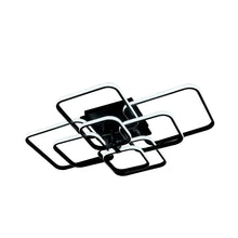 Load image into Gallery viewer, 8-Light Black Contemporary LED Energy-efficient Semi Flush Ceiling Light