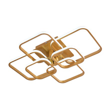 Load image into Gallery viewer, 6-Light Golden Contemporary LED Energy-efficient Semi Flush Ceiling Light