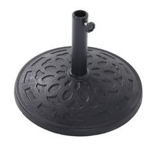 Load image into Gallery viewer, Resin Umbrella Base Heavy Duty Outdoor Parasol Stand
