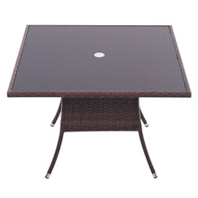 Load image into Gallery viewer, Outdoor Garden Dining Sets with Rattan Table and 2Pcs Rattan Chairs with Cushions, LG0894LG0903