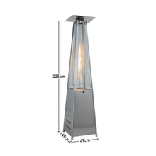Load image into Gallery viewer, 13KW Pyramid Flame Tower Outdoor Gas Patio Heater-4 Colors