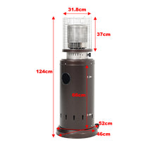 Load image into Gallery viewer, 13KW Bullet Gas Patio Heater Commercial Gas Patio Heaters Freestanding Gas Heater